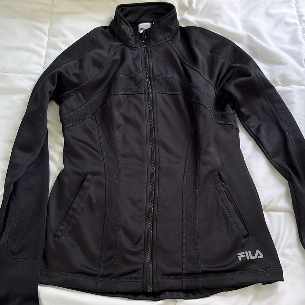 Fila sport black zip up